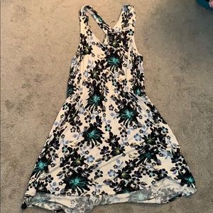 Floral dress longer in back